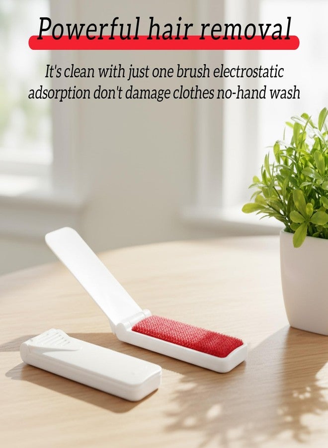 Yolev 8PCS Mini Lint Brushes,Portable Foldable Lint Brush for Clothes-Compact Size-Reusable Travel LintBrushes for Pet Hair Remover Clothing Dust Removal Garment Fabric Fluff Cleaning Tool - Image 5